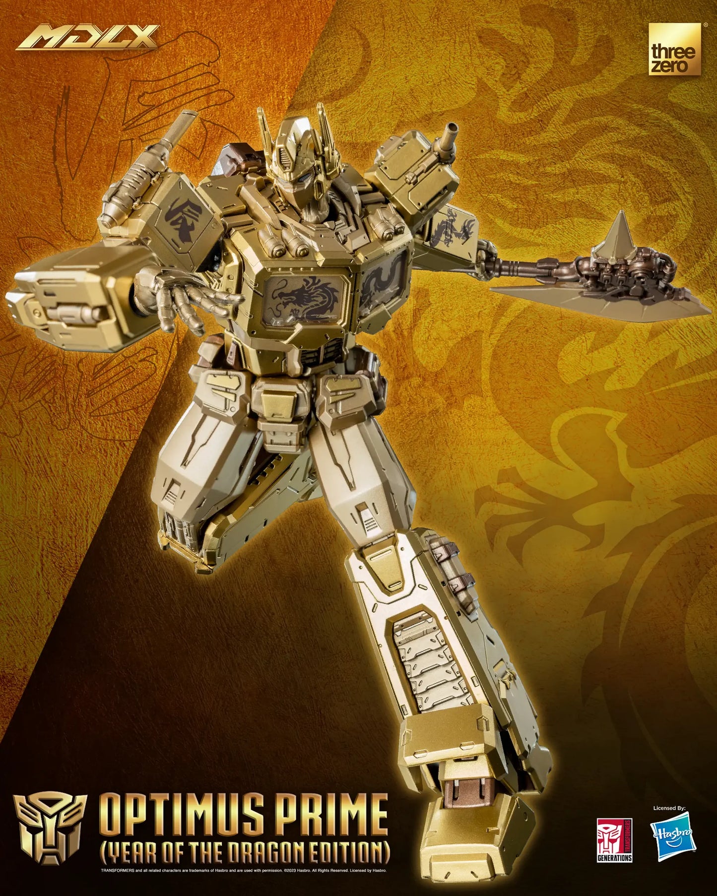 PREORDER Transformers - MDLX Optimus Prime (Year of the Dragon Edition)