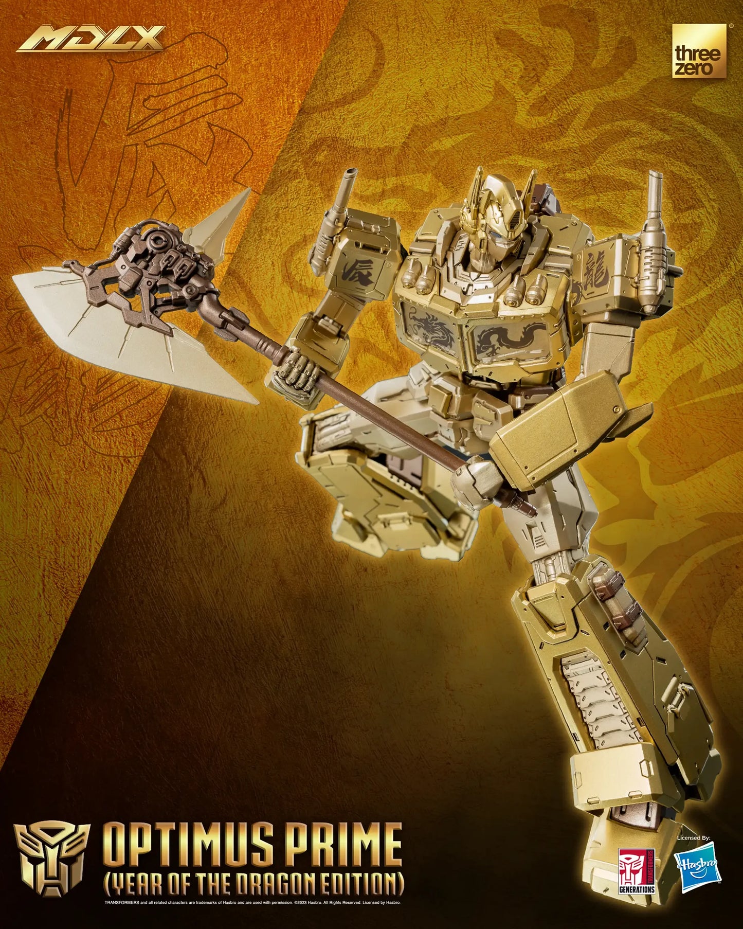 PREORDER Transformers - MDLX Optimus Prime (Year of the Dragon Edition)