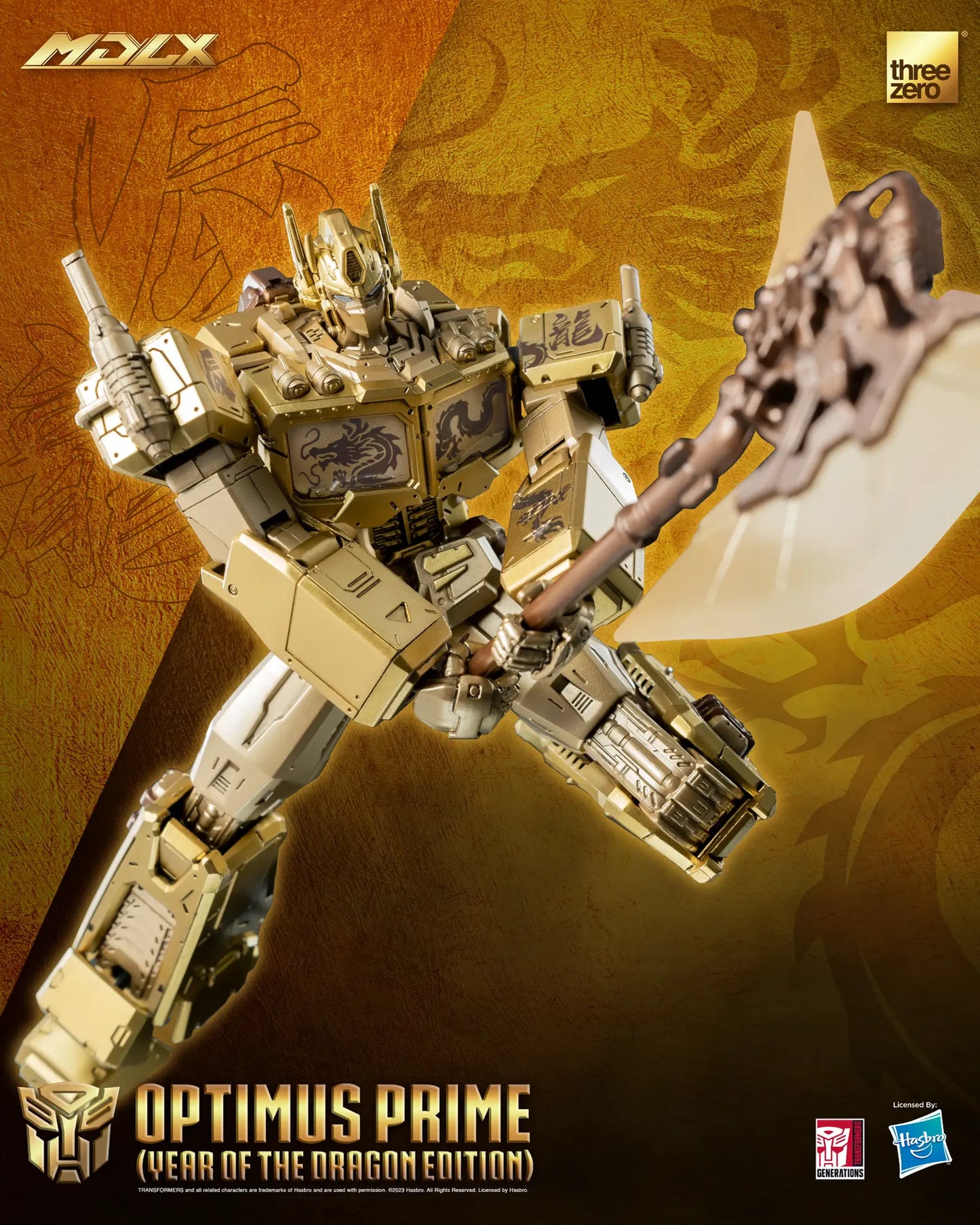 PREORDER Transformers - MDLX Optimus Prime (Year of the Dragon Edition)