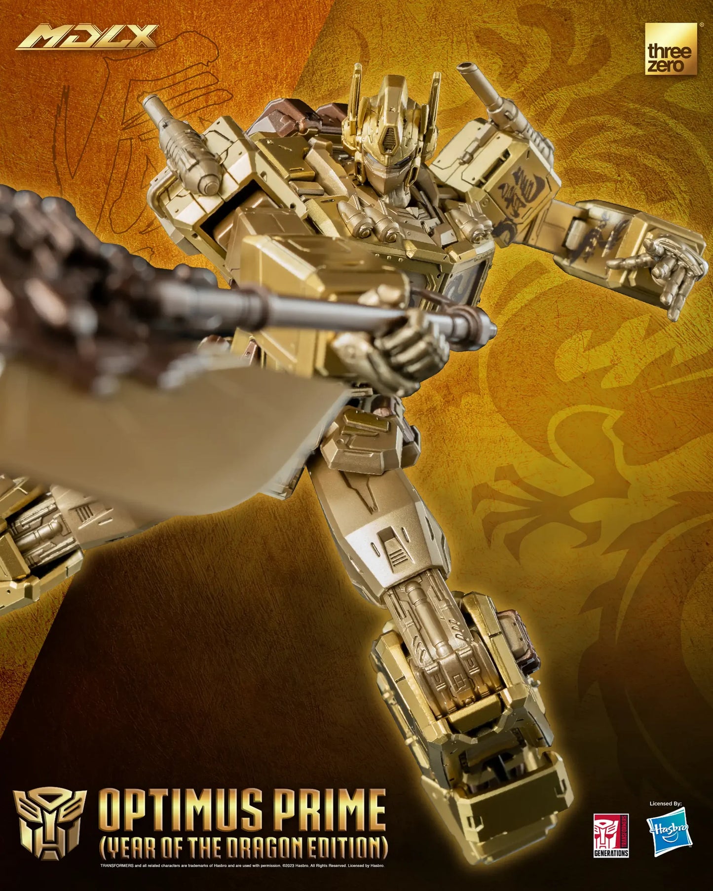 PREORDER Transformers - MDLX Optimus Prime (Year of the Dragon Edition)