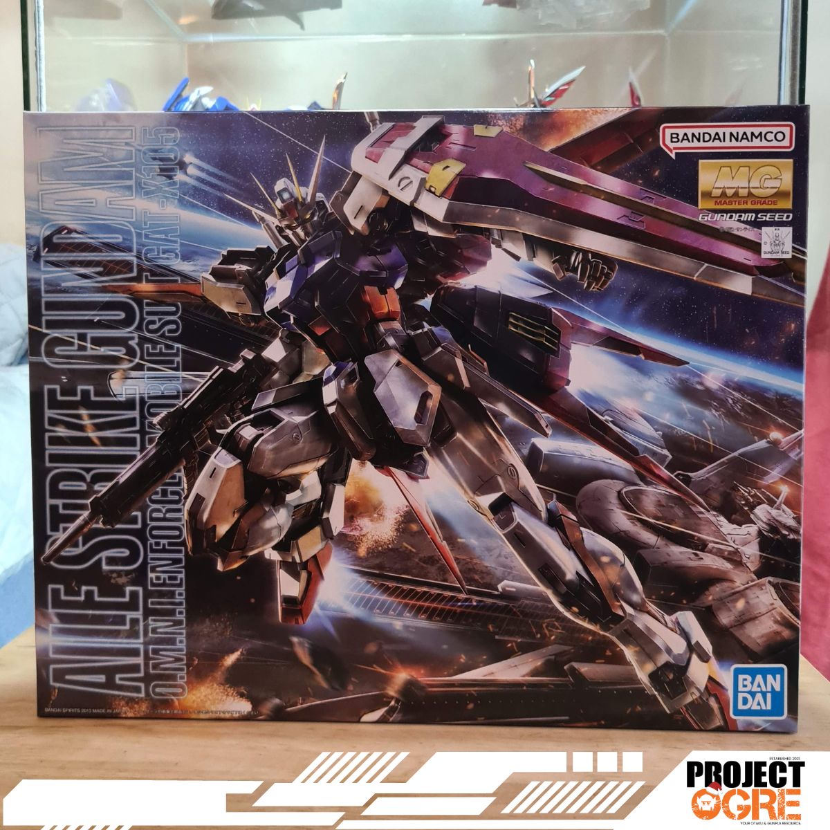 IN STOCK MG 1/100 Aile Strike Gundam Ver. RM