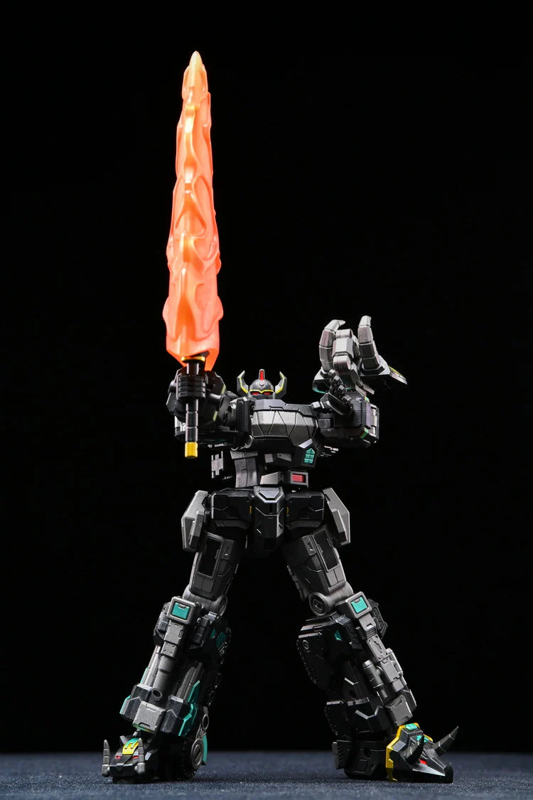 IN STOCK Lucky Cat Micro Cosmos MC-03B Beast Lord Power Ranger MEGAZORD Black Version