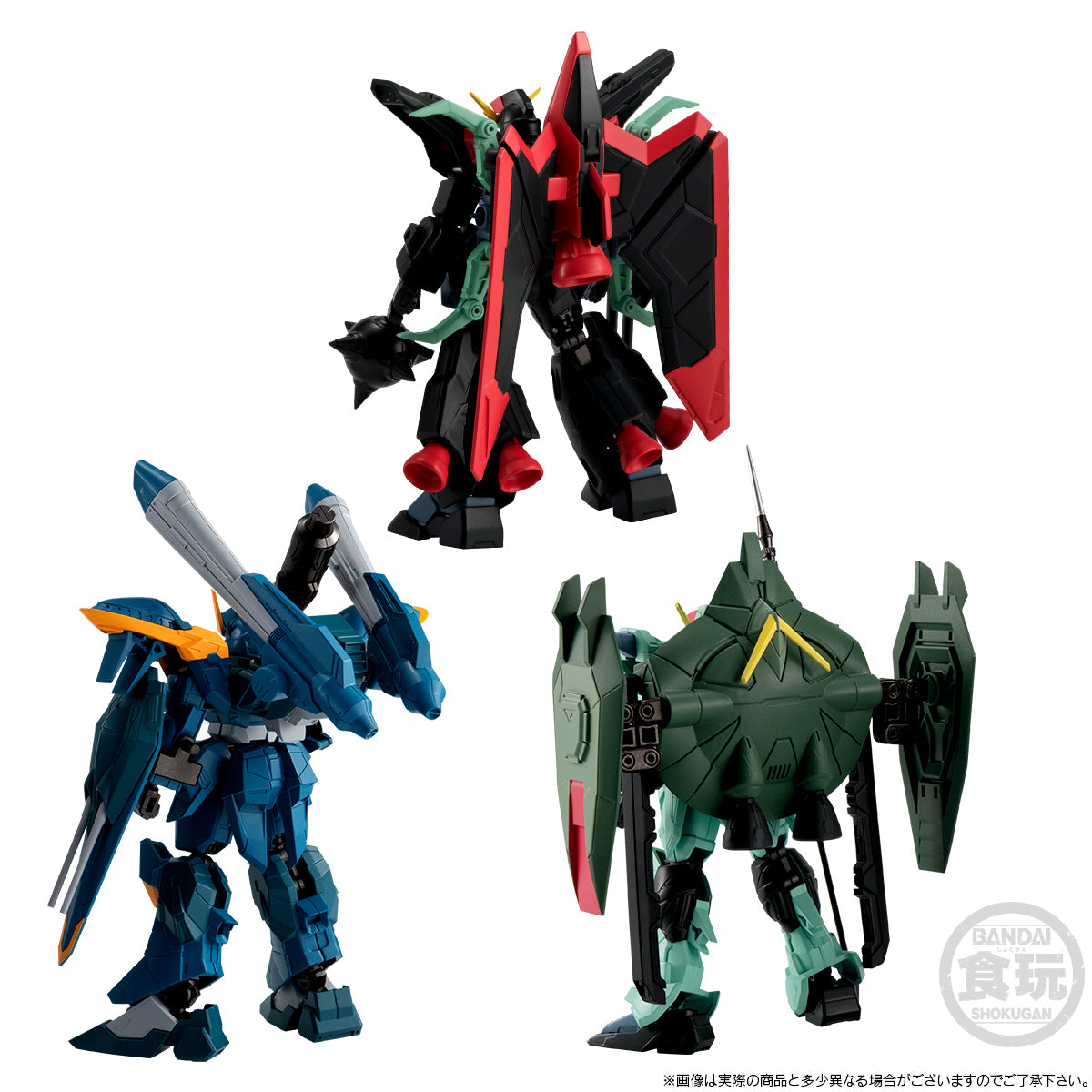 PREORDER MOBILE SUIT GUNDAM G-FRAME FA MOBILE SUIT GUNDAM SEED AKU NO 3 HEIKI SET