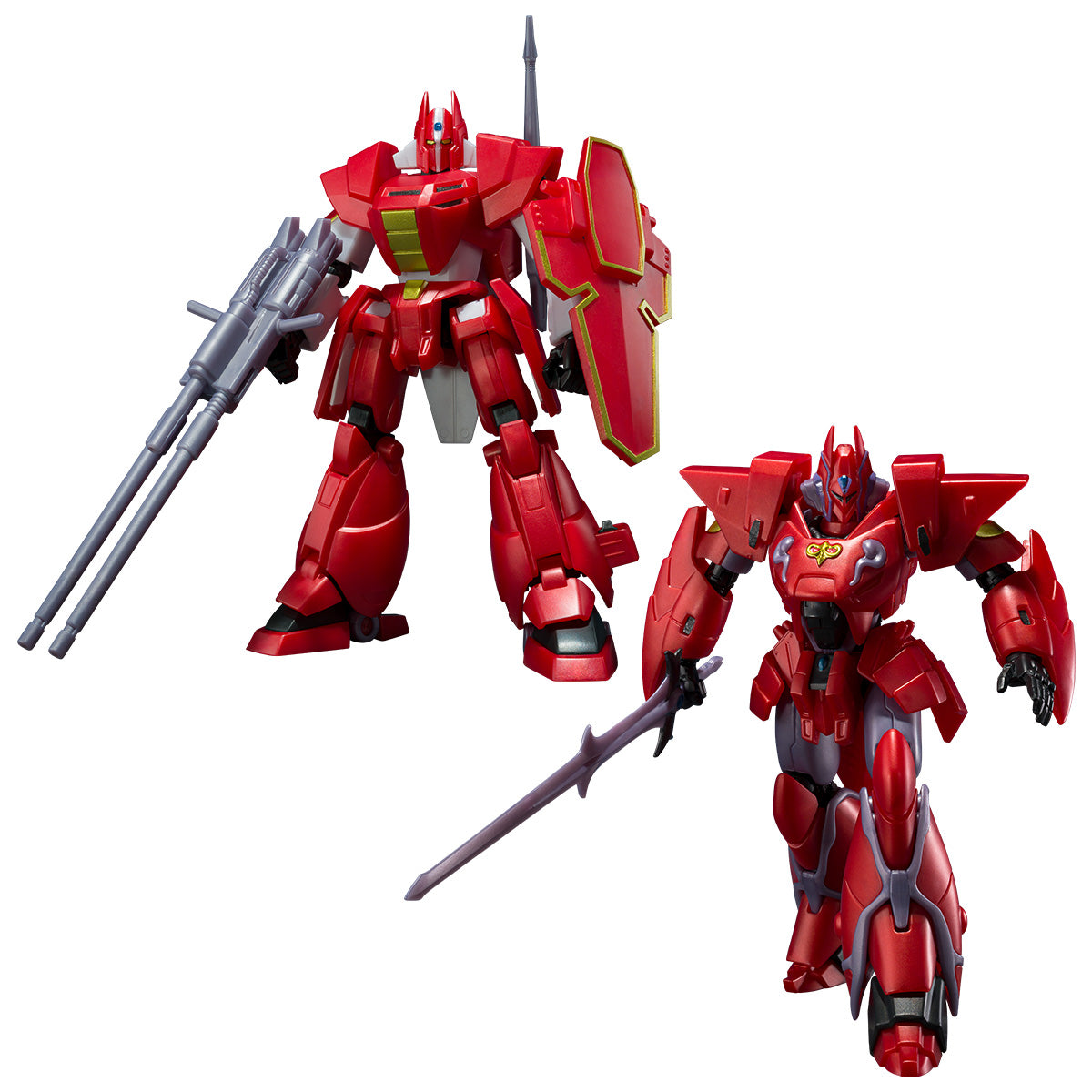 PREORDER SMP [SHOKUGAN MODELING PROJECT] PANZER WORLD GALIENT ASSAULT GALIENT&TETSUKYOJIN SET (METALLIC COLOUR VER.)