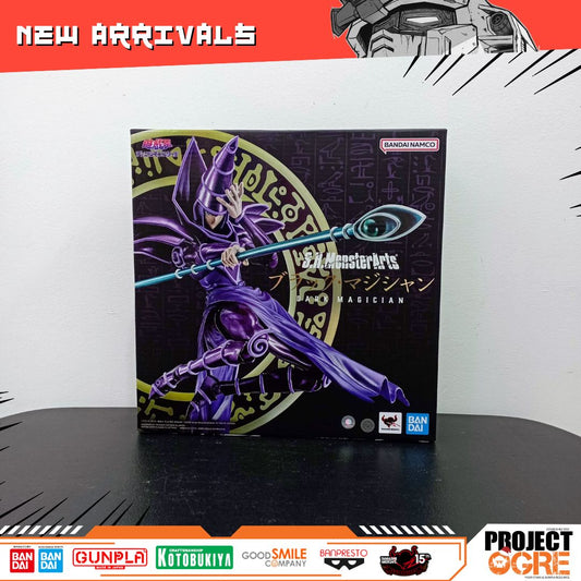 IN STOCK Yu-Gi-Oh! Duel Monsters S.H.MonsterArts Dark Magician Action Figure
