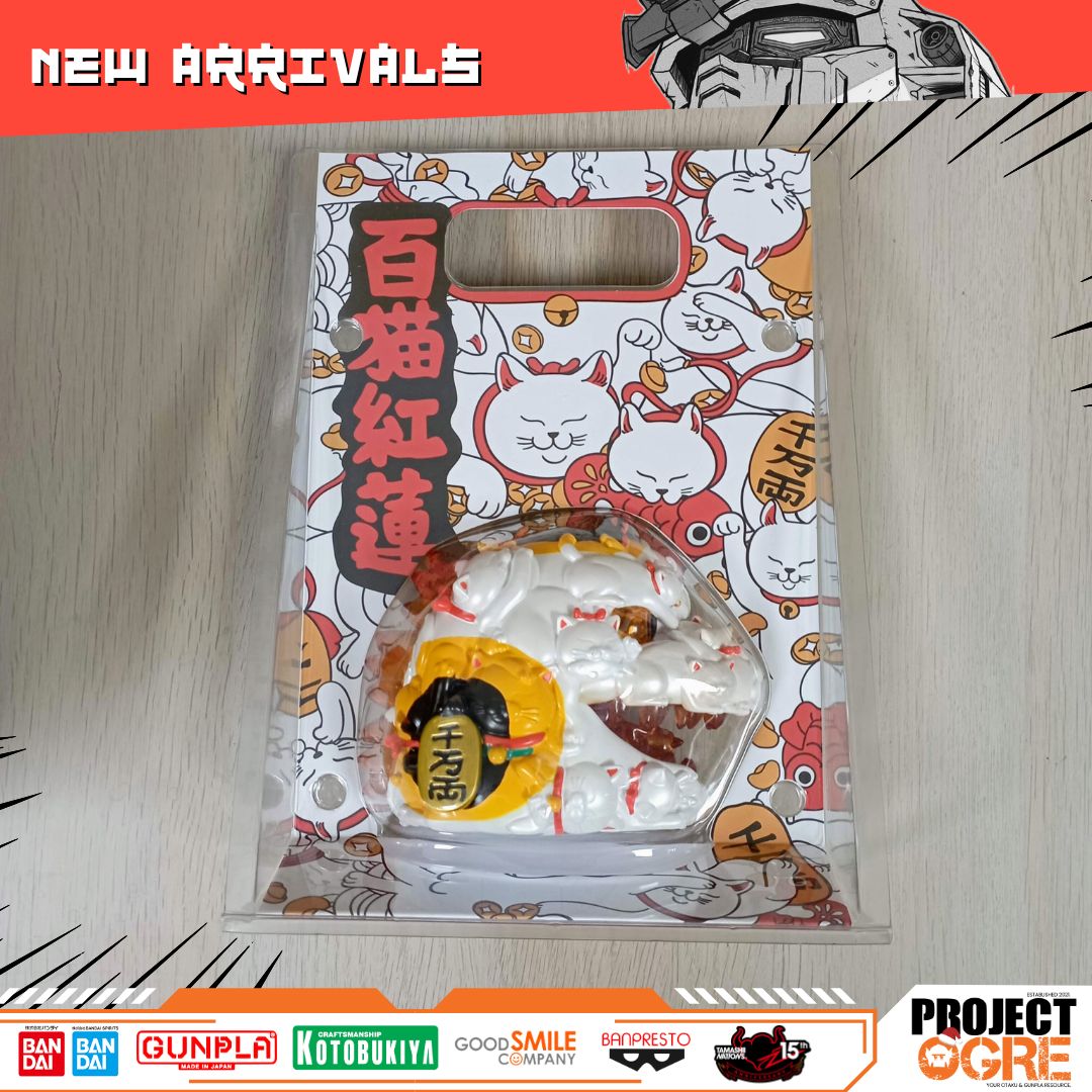 IN STOCK Offart x Horiren Hundred Cats Red Lotus Lucky (White Ver.)