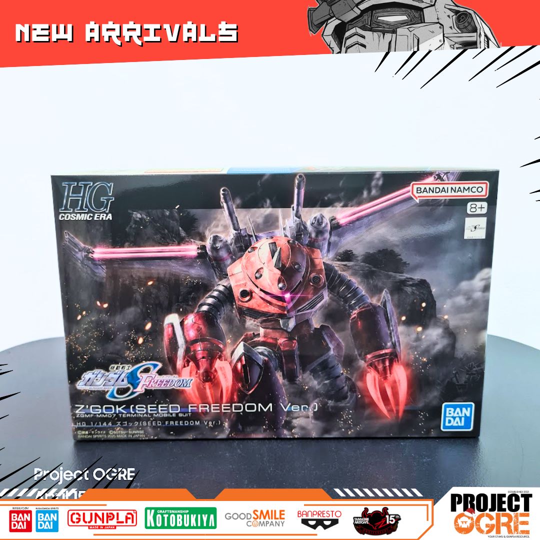 IN STOCK 1/144 HG Z'Gok (Mobile Suit Gundam SEED FREEDOM Ver.)