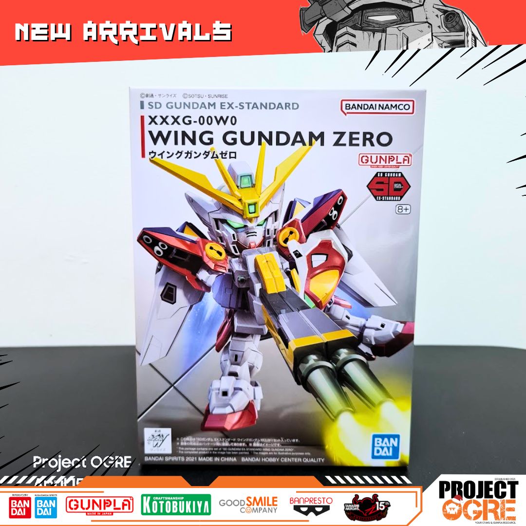 IN STOCK SD EX Standard Wing Gundam Zero Model Kit