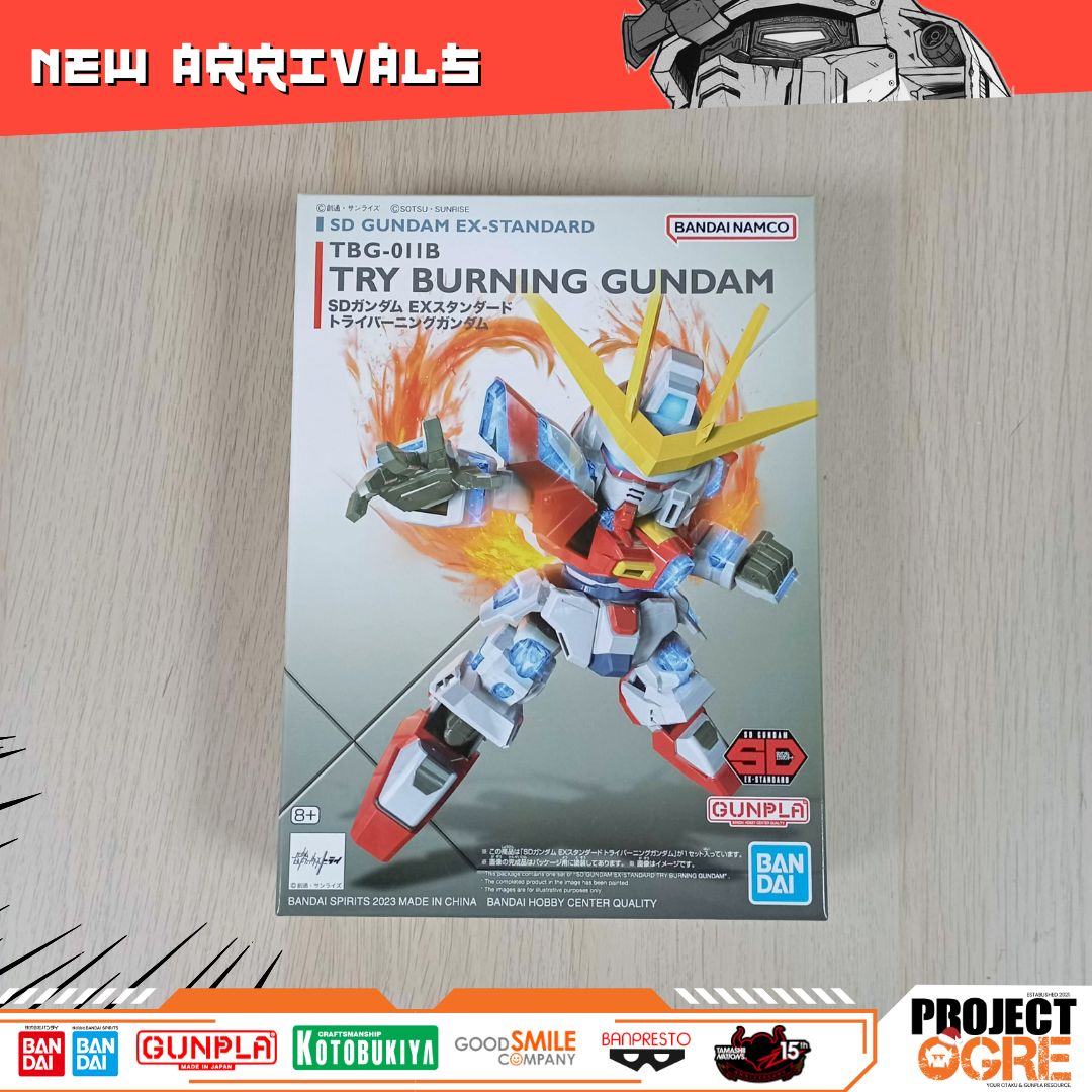 IN STOCK SD EX Standard 011 Try Burning Gundam