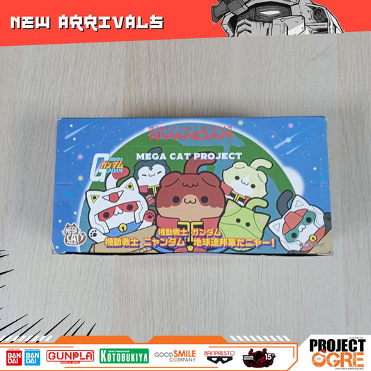 IN STOCK MEGA CAT PROJECT Mobile Suit Gundam Mobile Suit Nyandamu Earth Federation Forces Meow! 1Box (8pcs)