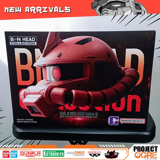 IN STOCK Gundam BN Head Collection Vol. 3 Char's Zaku II