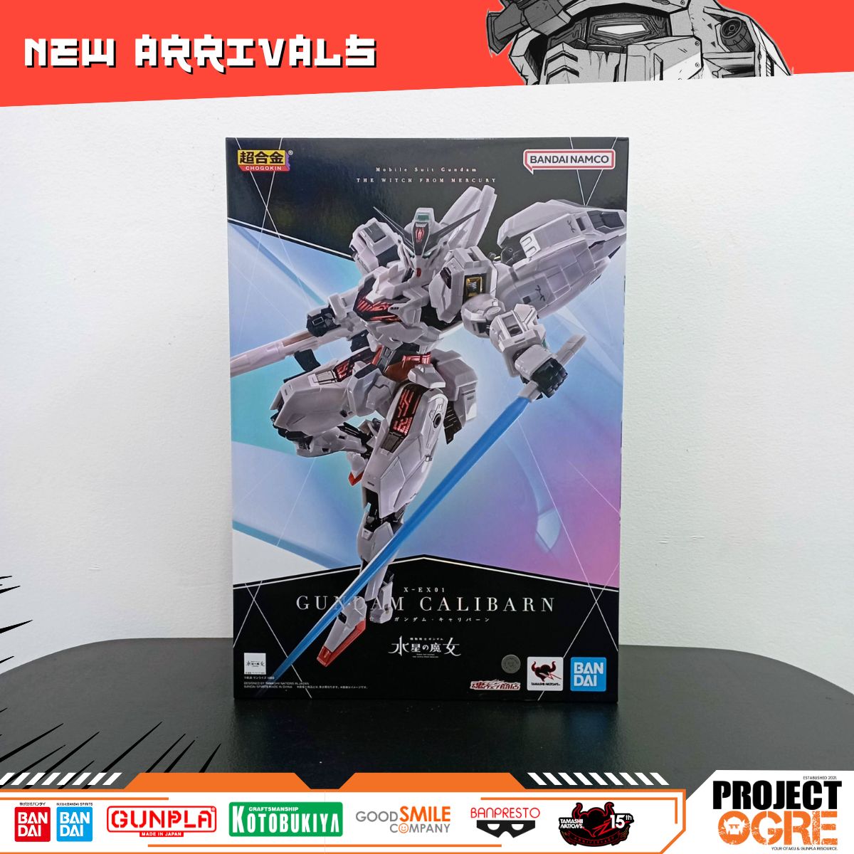 IN STOCK Chogokin Gundam Calibarn