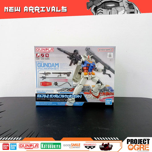 IN STOCK Entry Grade 1/144 RX-78-2 Gundam Full Weapon Set