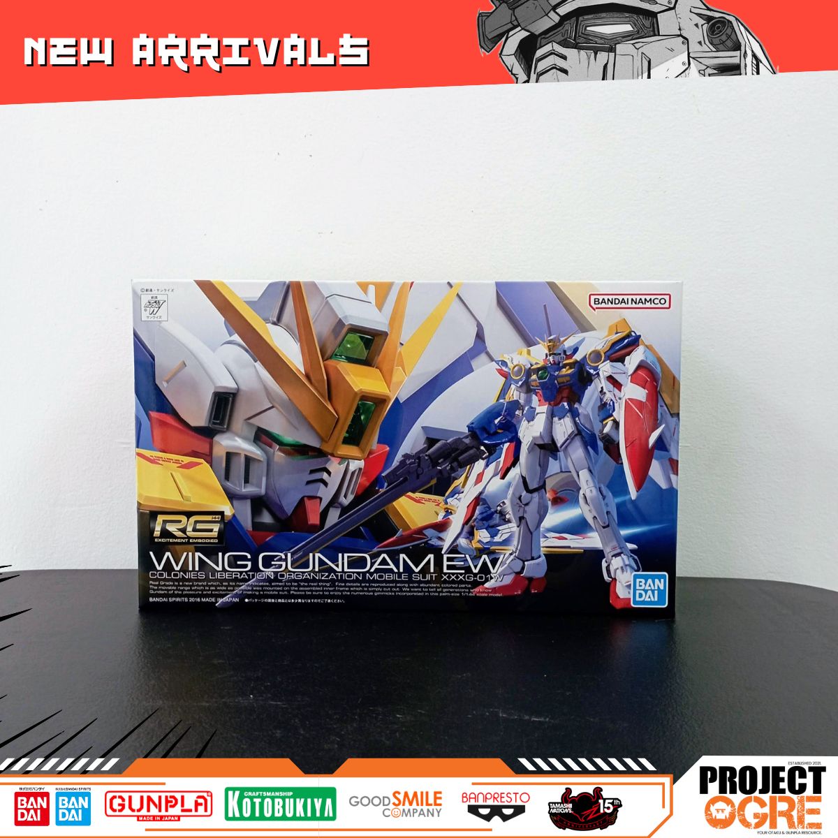 IN STOCK RG 1/144 XXXG-01W Wing Gundam EW