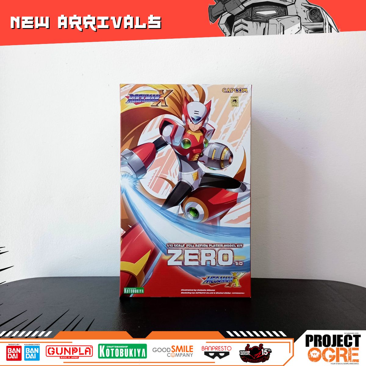 IN STOCK Mega Man X2 Zero 1/12 Scale Model Kit