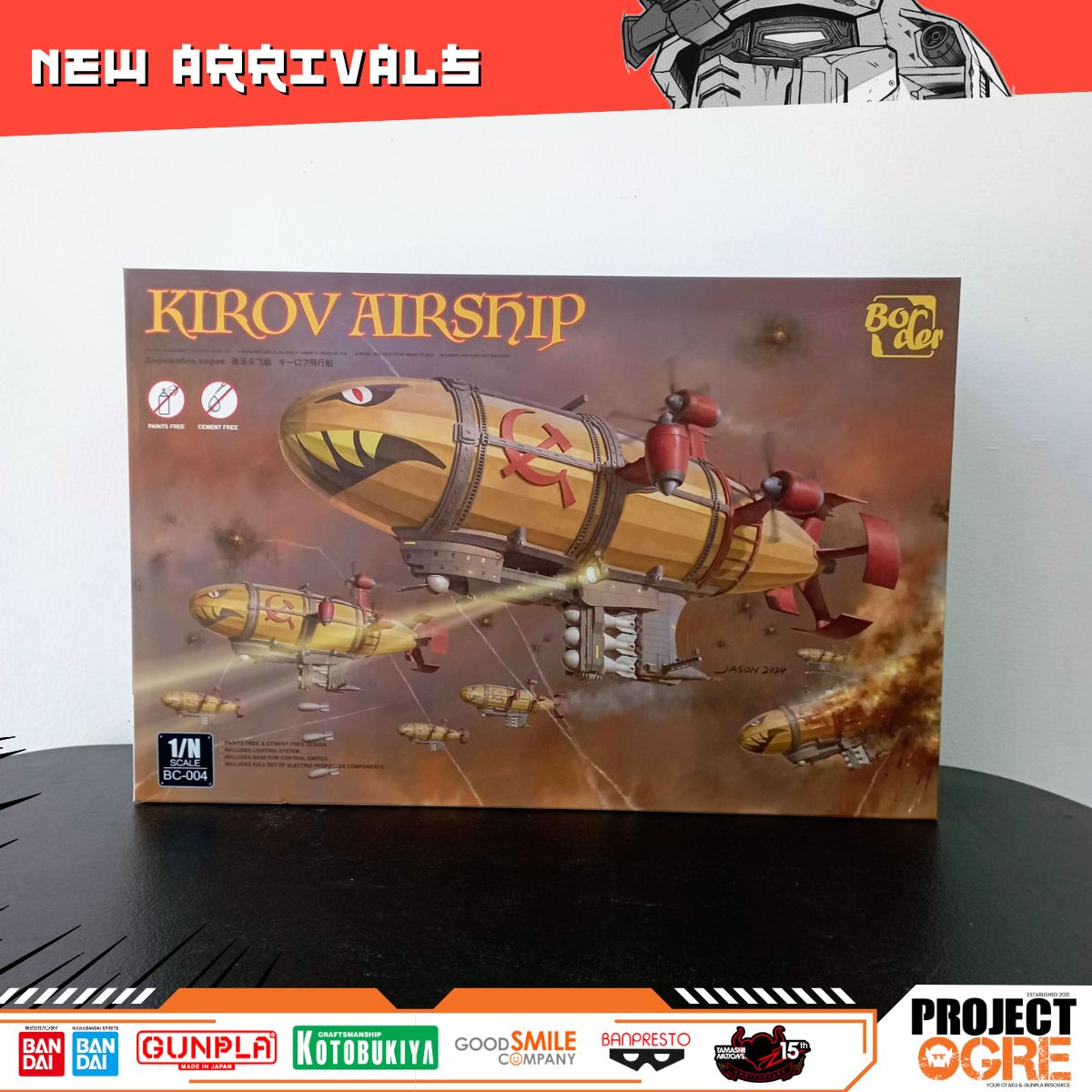 IN STOCK Command and Conquer Red Alert Kirov Airship Plastic Model Kit