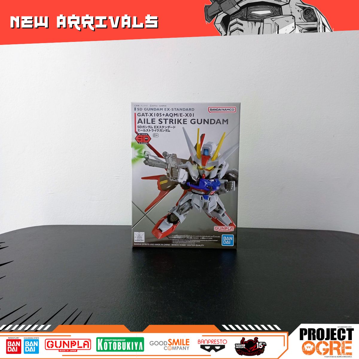 IN STOCK SD EX-Standard 002 Aile Strike Gundam