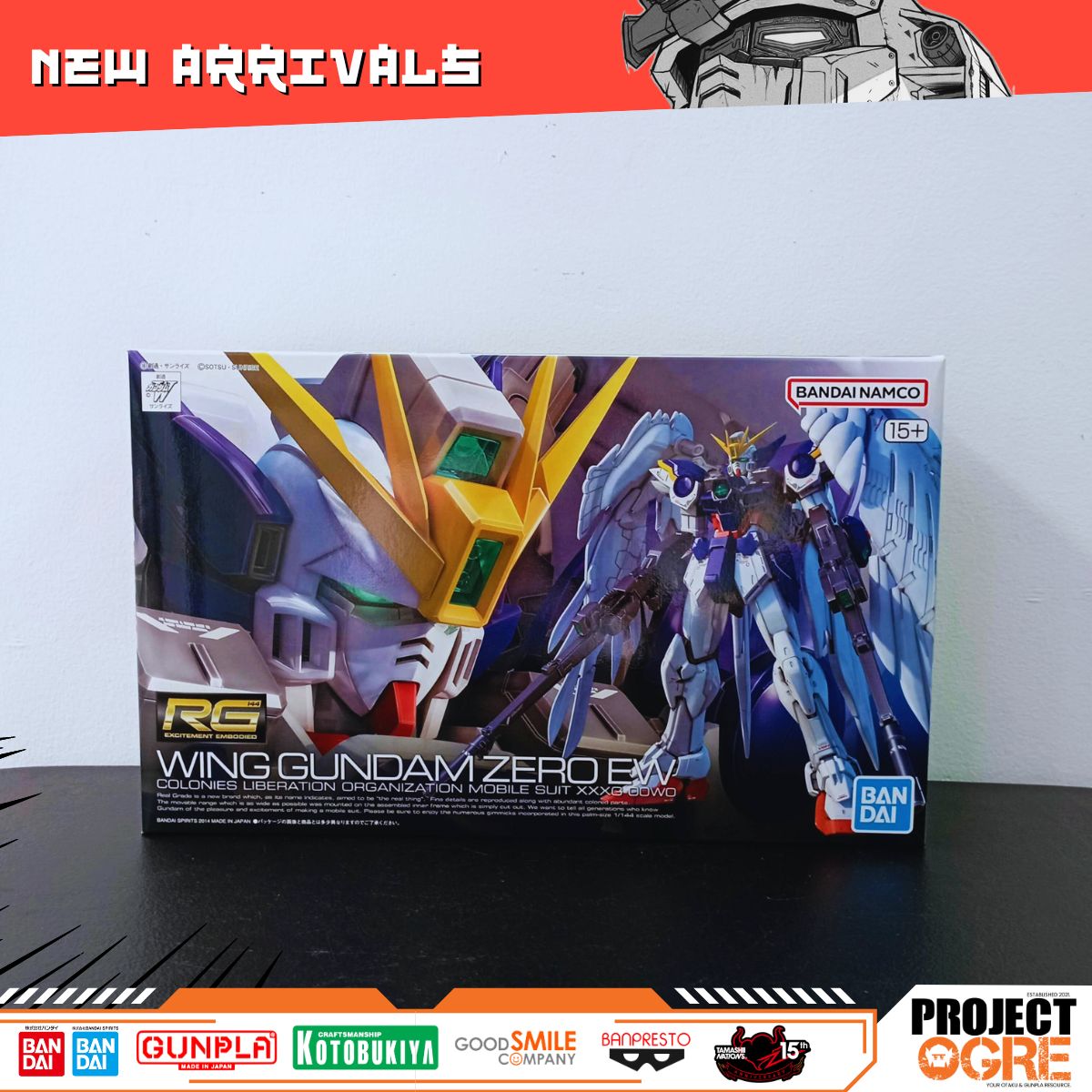 IN STOCK RG 1/144 XXXG-00W0 Wing Gundam Zero EW