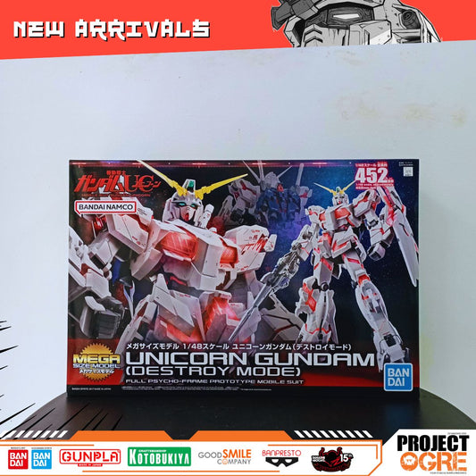 IN STOCK MEGA SIZE MODEL 1/48 UNICORN GUNDAM [DESTROY MODE]