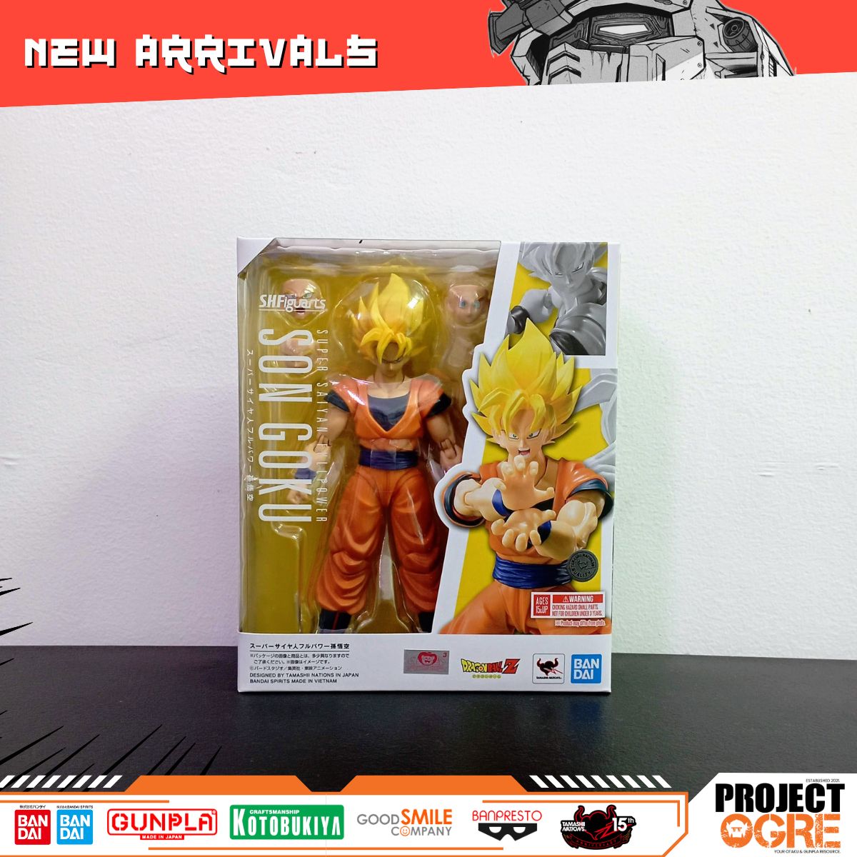 IN STOCK S.H.Figuarts Super Saiyan Full Power SON GOKU