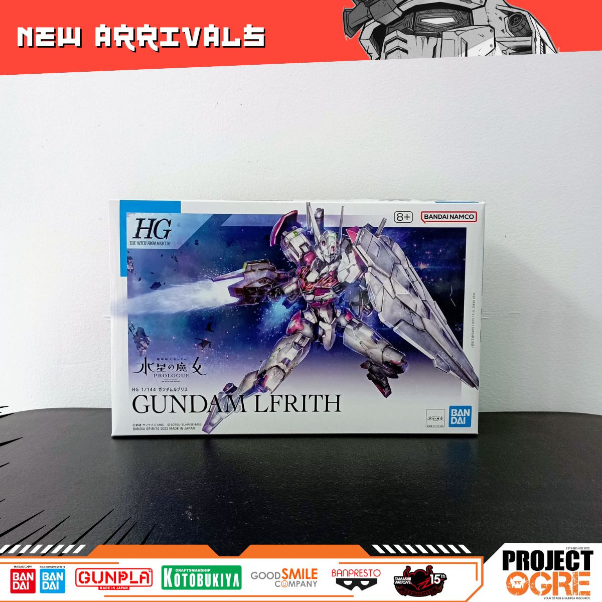 IN STOCK 1/144 HG Gundam Lfrith (Mobile Suit Gundam: The Witch From Mercury)