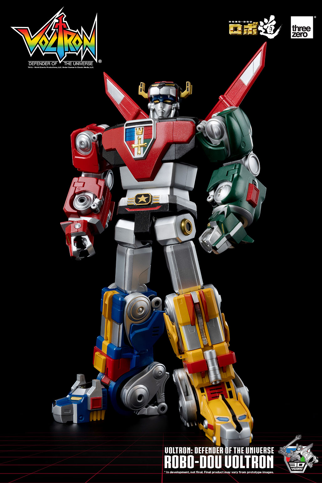 PREORDER Voltron: Defender of the Universe ROBO-DOU Voltron (Retro Toy Edition)