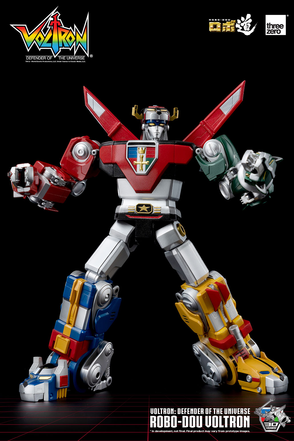 PREORDER Voltron: Defender of the Universe ROBO-DOU Voltron (Retro Toy Edition)