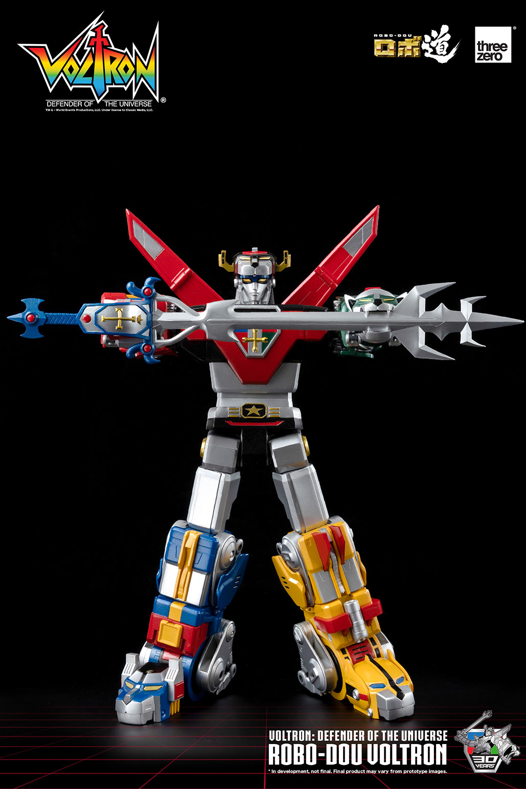PREORDER Voltron: Defender of the Universe ROBO-DOU Voltron (Retro Toy Edition)