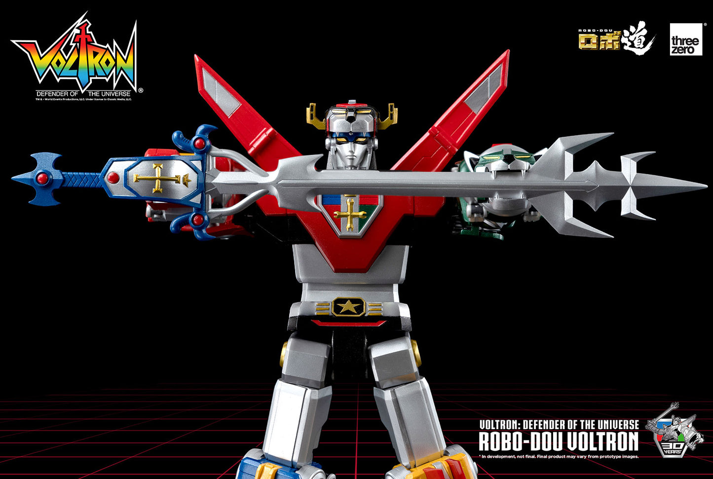 PREORDER Voltron: Defender of the Universe ROBO-DOU Voltron (Retro Toy Edition)