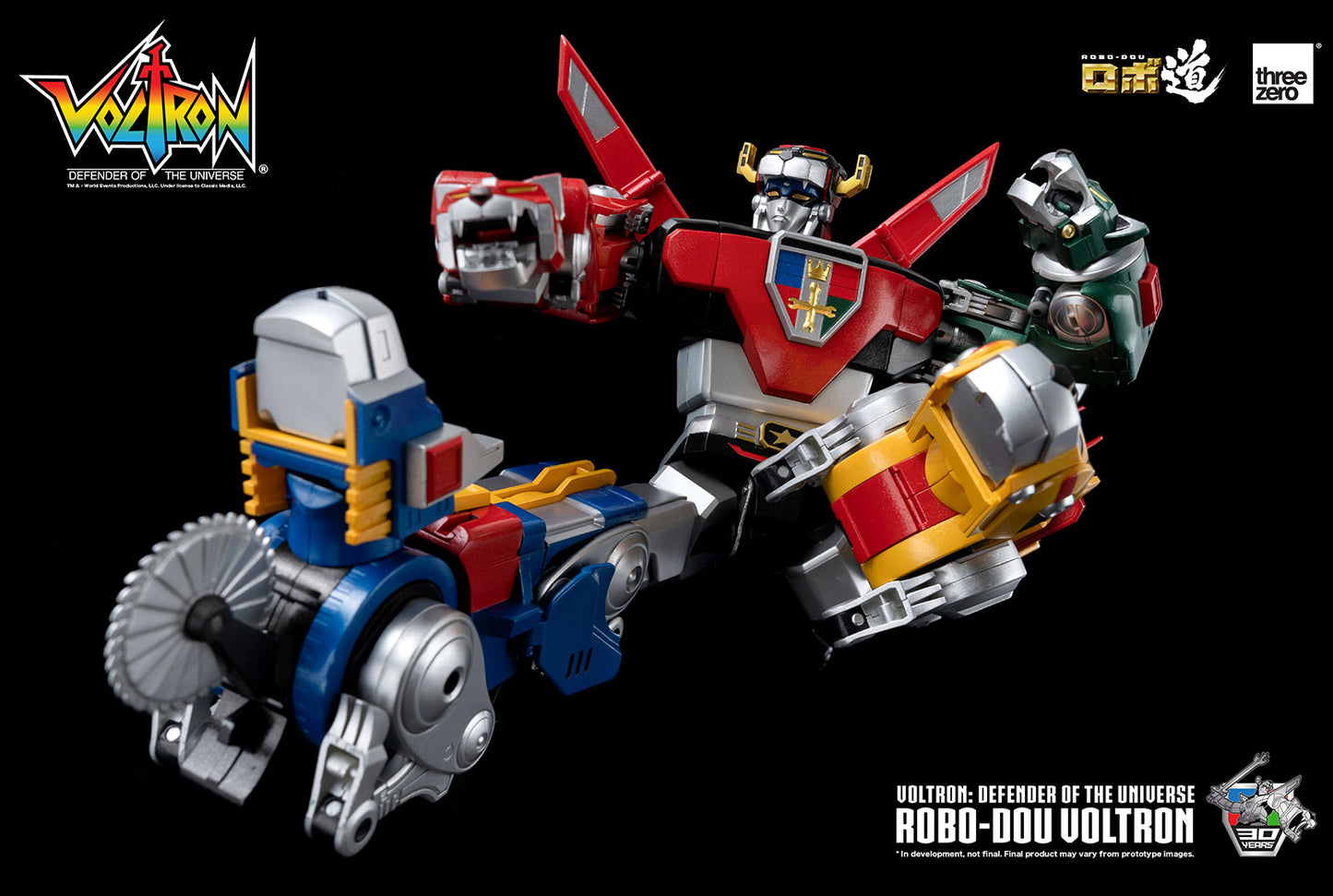 PREORDER Voltron: Defender of the Universe ROBO-DOU Voltron (Retro Toy Edition)