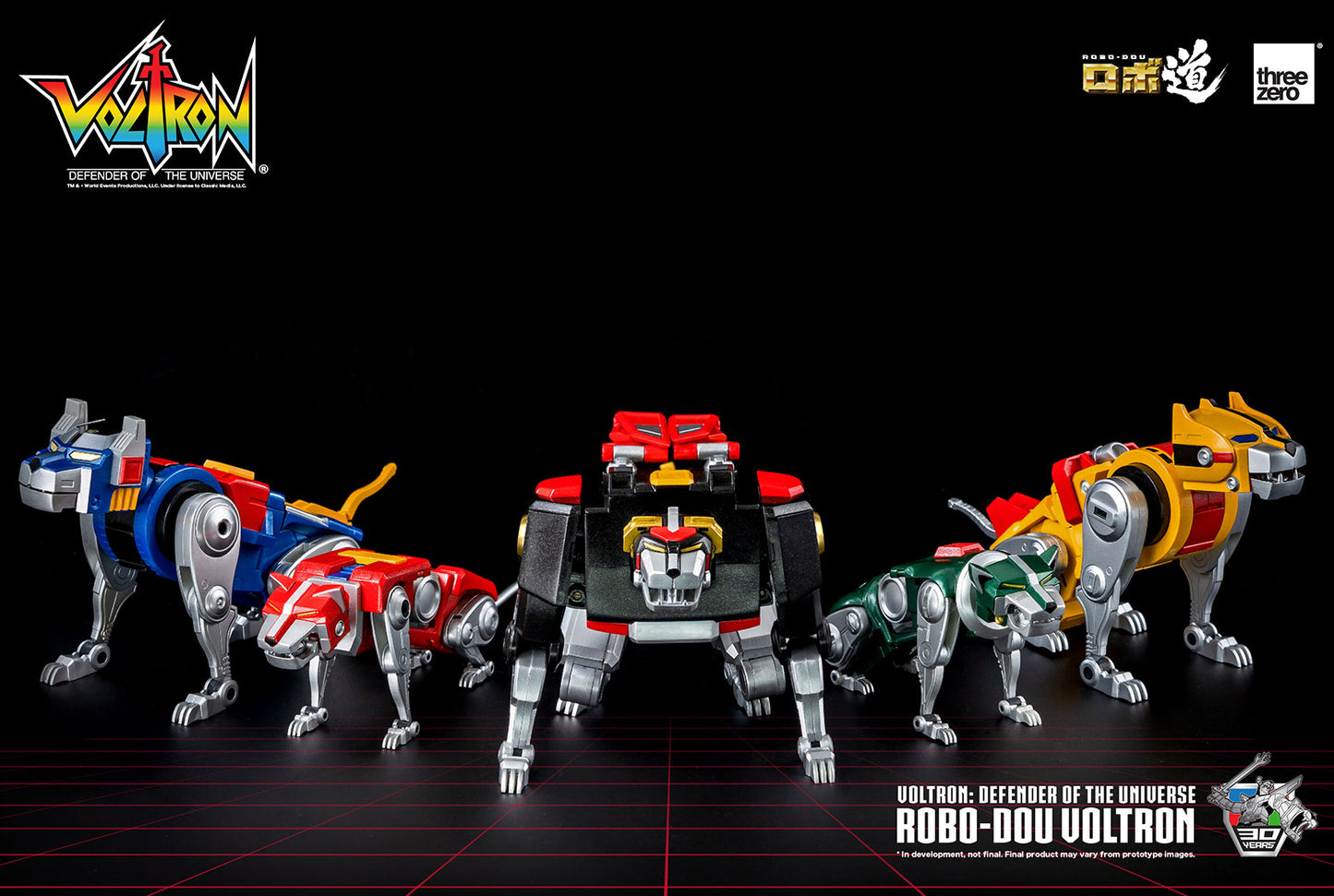 PREORDER Voltron: Defender of the Universe ROBO-DOU Voltron (Retro Toy Edition)