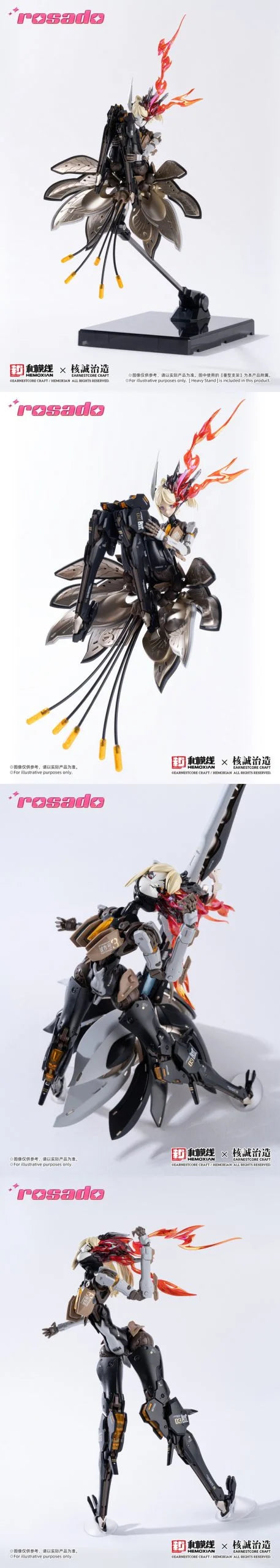 PREORDER HEMOXIAN X Earnestcore Craft RS-03 1/10 ROSADO Star Lily MK3