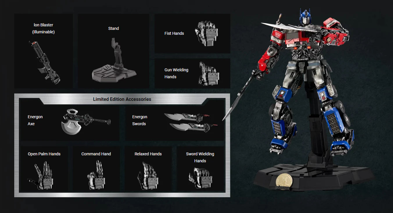 PREORDER ROBOSEN Robosen's Transformers legitimate Licensed Super Warrior Rise Optimus Prime Performance Edition