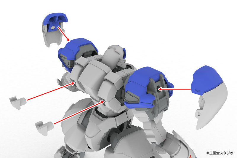 PREORDER 5inch Mechanism POWERDoLLS 2 1/48 X-4S (PDW-S810) Armored Infantry Plastic Model