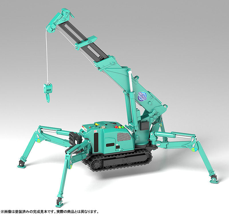 PREORDER MODEROID MAEDA SEISAKUSHO Spider Crane (Green) Plastic Model