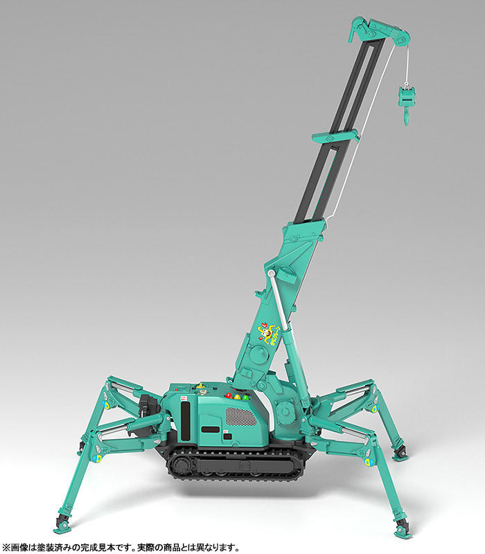 PREORDER MODEROID MAEDA SEISAKUSHO Spider Crane (Green) Plastic Model
