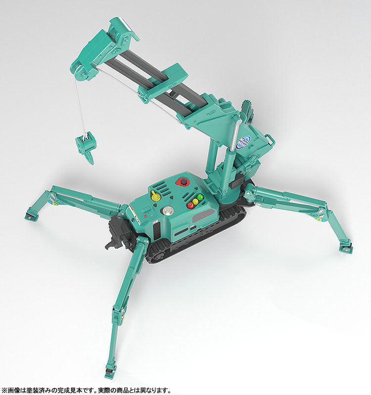 PREORDER MODEROID MAEDA SEISAKUSHO Spider Crane (Green) Plastic Model