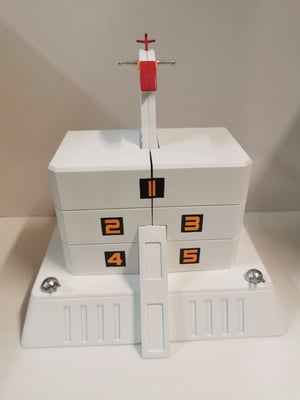 PREORDER UnknownZ Camp Big Falcon Otoro Jima Big Falcon Base for Voltes V fits SMP , MD , MA