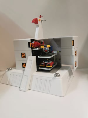 PREORDER UnknownZ Camp Big Falcon Otoro Jima Big Falcon Base for Voltes V fits SMP , MD , MA