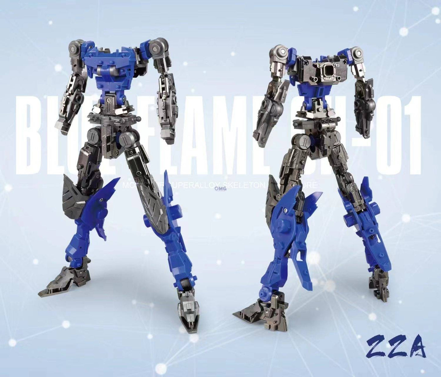 PREORDER ZA MODEL 1/100 BLUE FLAME ASSEMBLY MODEL KIT