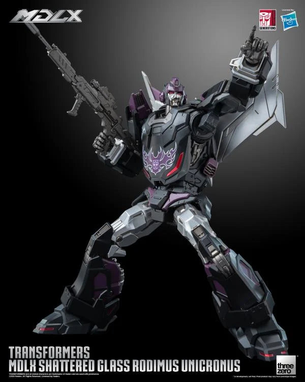 PREORDER Transformers MDLX Articulated Figure Series Shattered Glass Rodimus Unicronus