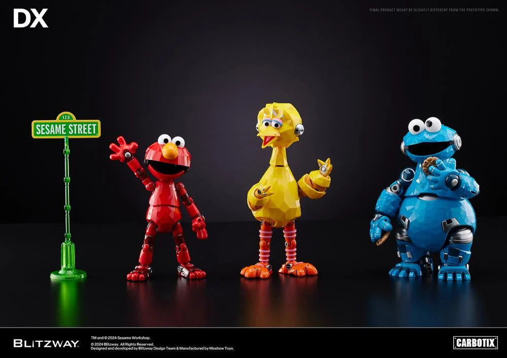 PREORDER Sesame Street Carbotix (DX Ver.) Action Figure Set