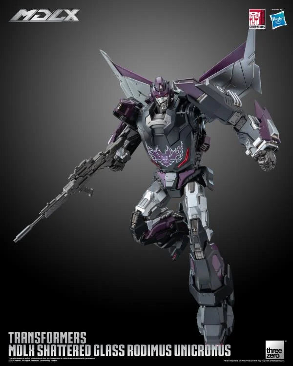 PREORDER Transformers MDLX Articulated Figure Series Shattered Glass Rodimus Unicronus