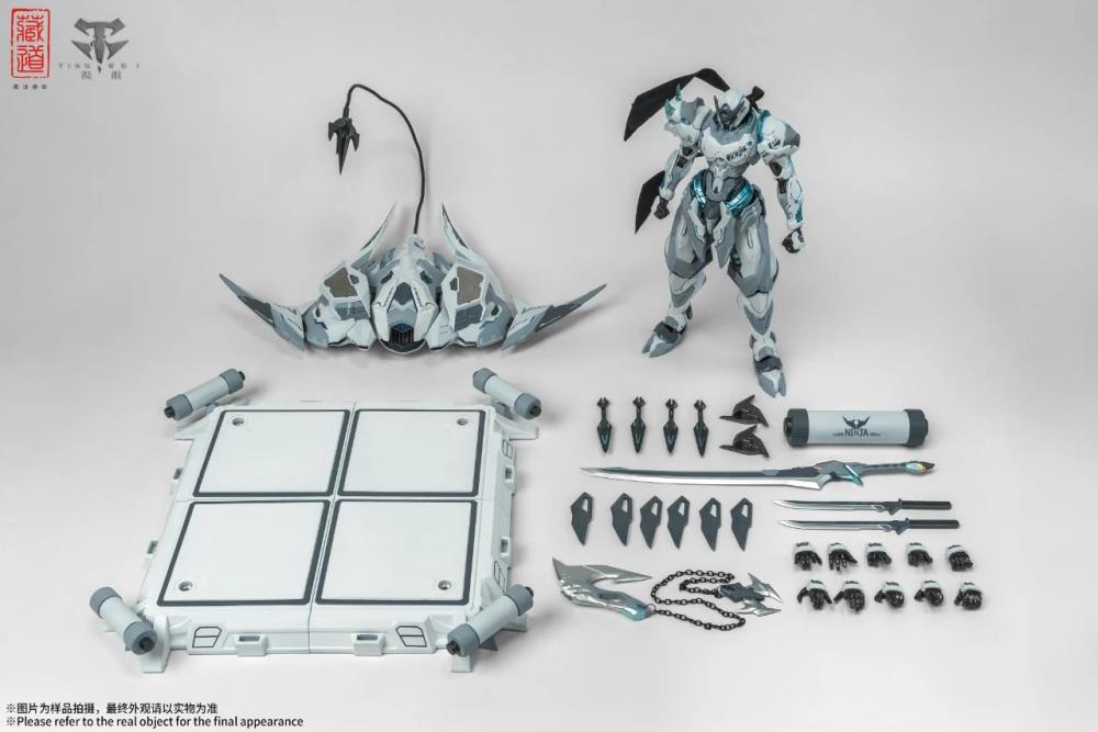 PREORDER CangDao CD-07W Hurricane Ninja Zhan Ming (White Ghost Ver.) Action Figure