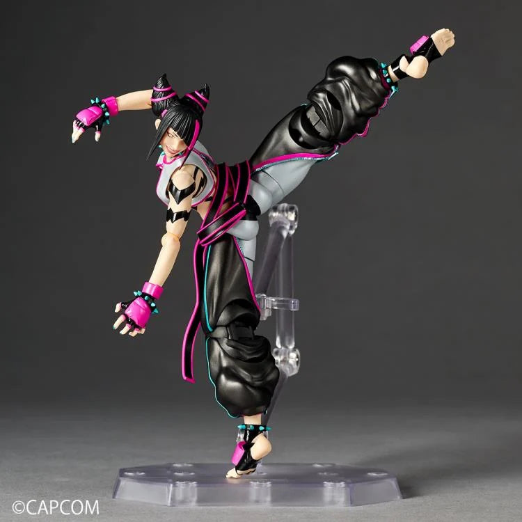 PREORDER "Street Fighter 6 Amazing Yamaguchi Revoltech NR065 Juri Action Figure "