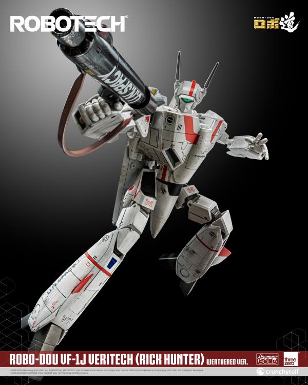 PREORDER Robotech ROBO-DOU VF-1J Veritech (Rick Hunter Weathered Ver.) BBTS Exclusive Action Figure