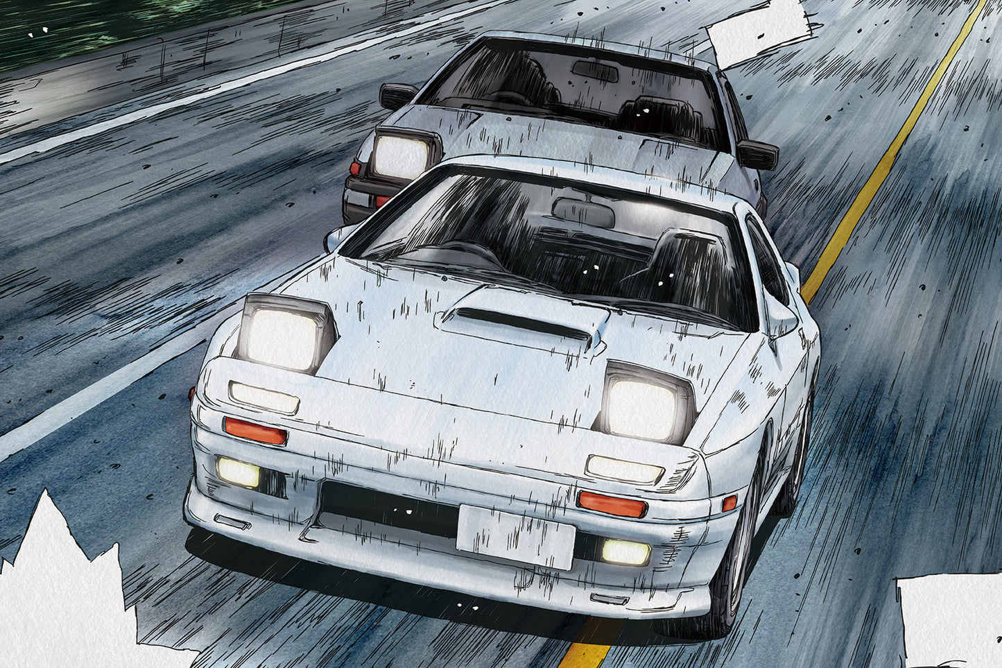 PREORDER 1/24 Ryosuke Takahashi FC3S RX-7 Volume 5 Akina Showdown Specification