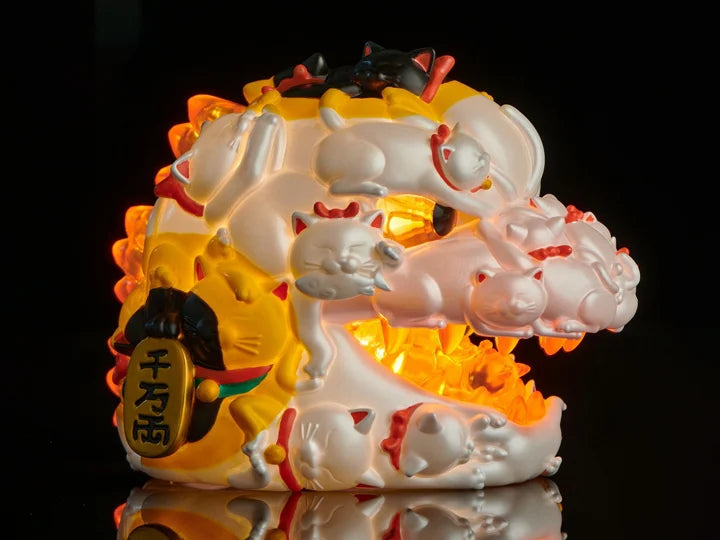 PREORDER Offart x Horiren Hundred Cats Red Lotus Lucky (White Ver.) Reoffer
