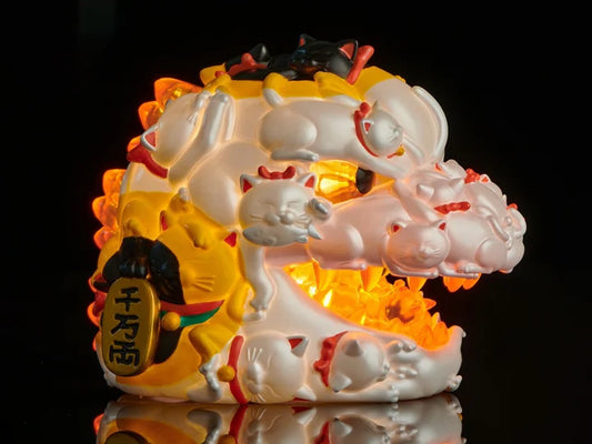PREORDER Offart x Horiren Hundred Cats Red Lotus Lucky (White Ver.) Reoffer