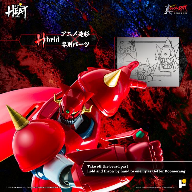 PREORDER Getter Robo Armageddon Pose+ Metal Heat Series Getter Dragon Action Figure